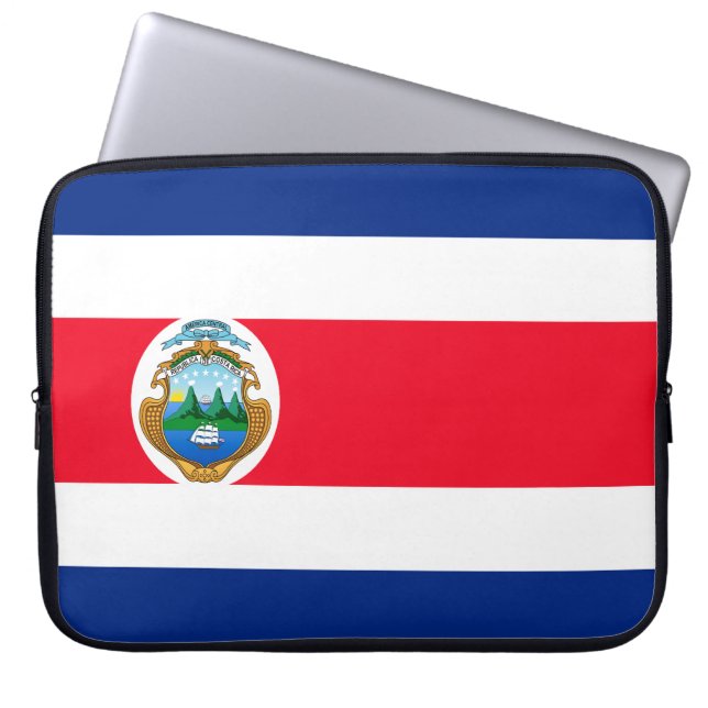 Costa Rica Laptopschutzhülle (Vorderseite)