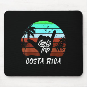 Costa Rica Mädchen-Trip passende Ferien Mousepad