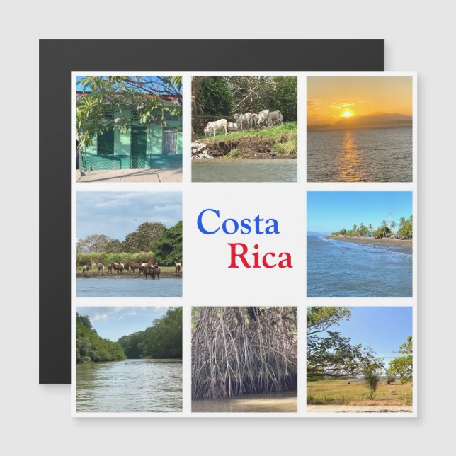 Costa Rica Magnet (Vorne/Hinten)