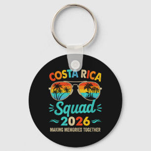 Costa Rica-Mannschaft 2026 Urlaub Freunde Familie Schlüsselanhänger
