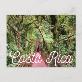 Costa Rica Monteverde Bridge Fotokarte Postkarte