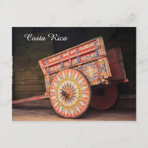 Costa Rica Ox Cart Postkarte