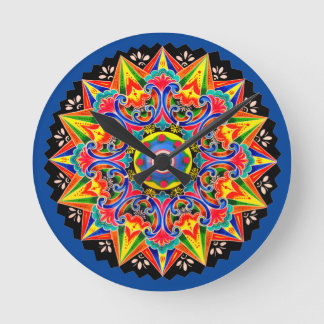 Costa Rica Ox Panier Roue Carreta Horloge Cadeau