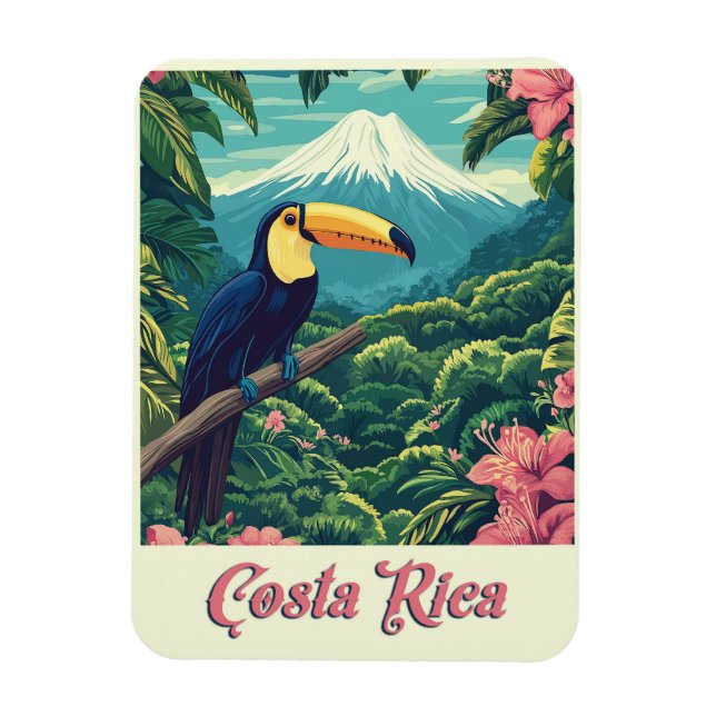Costa Rica Paradise Magnet (Vertikal)