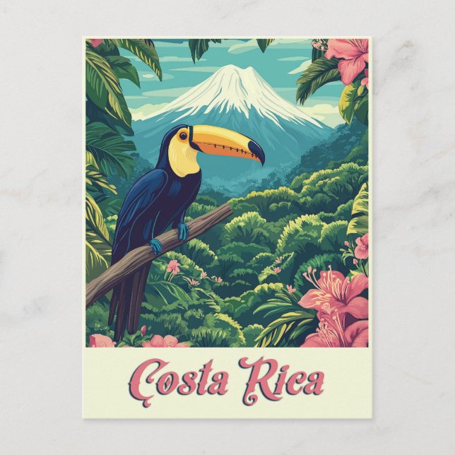 Costa Rica Paradise Postkarte (Vorderseite)