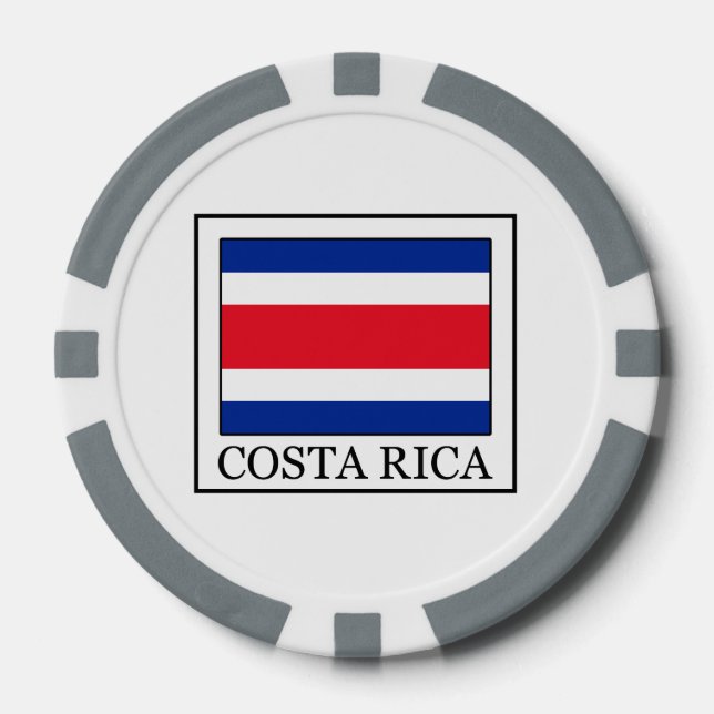 Costa Rica Pokerchips (Vorderseite)