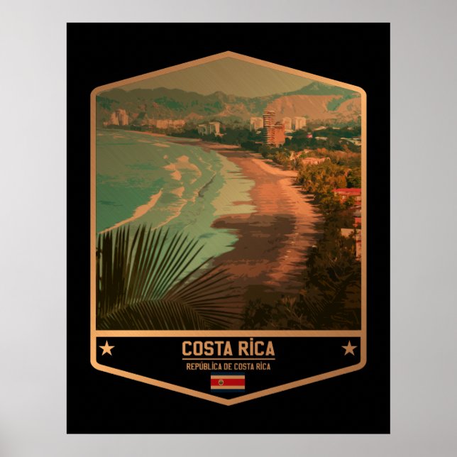 Costa Rica Poster (Vorne)