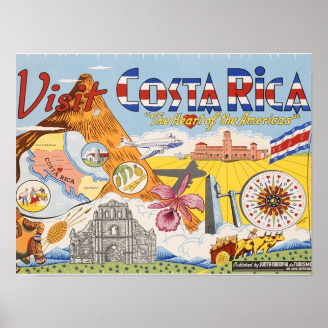 COSTA RICA POSTER (Vorne)