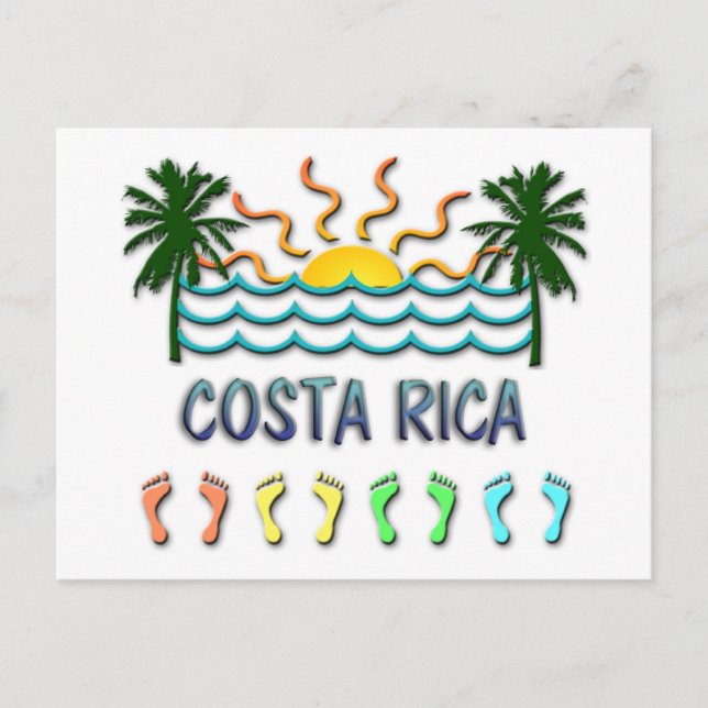 Costa Rica Postkarte (Vorderseite)
