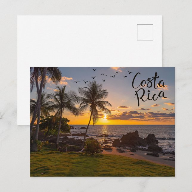 Costa Rica Postkarte (Vorne/Hinten)