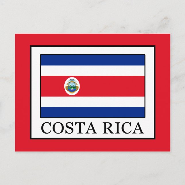 Costa Rica Postkarte (Vorderseite)
