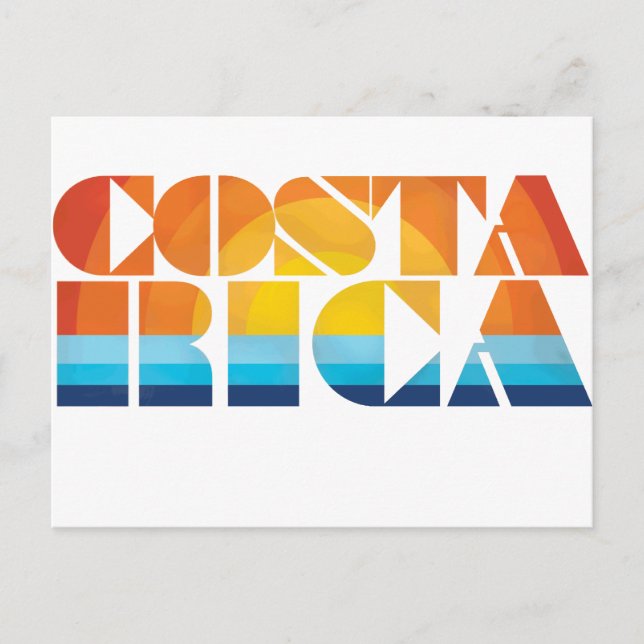 Costa Rica Postkarte (Vorderseite)