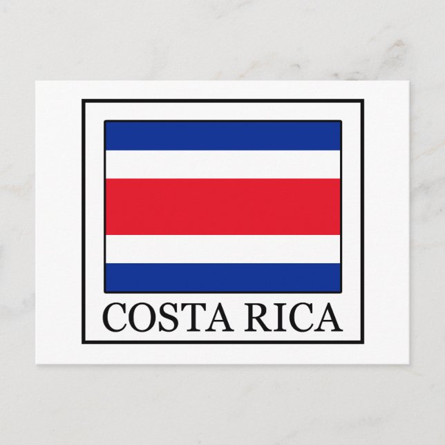 Costa Rica Postkarte (Vorderseite)