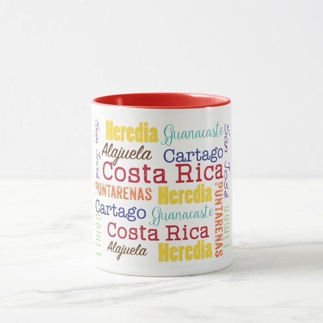 Costa Rica Provinz-Kaffee-Tasse Tasse (Zentrum)