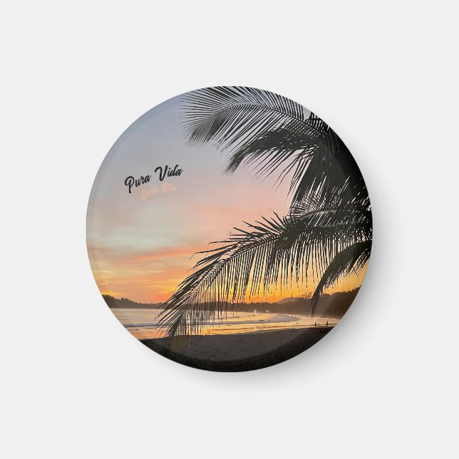 Costa Rica "Pura Vida" Magnet  (Devant)