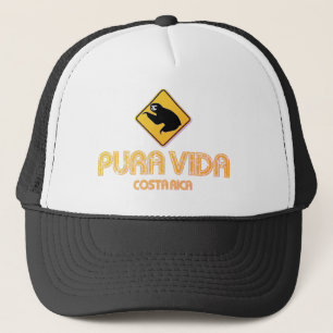 Costa Rica Pura Vida Sloth Truckerkappe
