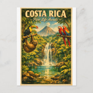 COSTA RICA – Pures Leben erwartet Sie Postkarte