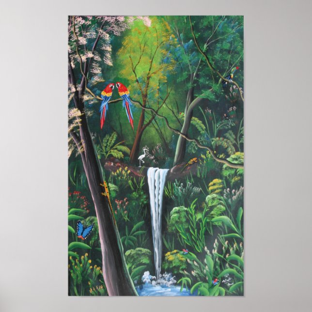 Costa Rica Rainforest Print Poster (Vorne)