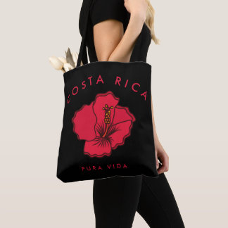 Costa Rica Red Hibisken Beach Tasche