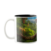 Costa Rica Regenwald - Wilder Papagei Tasse