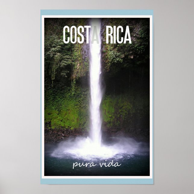 Costa Rica Reiseplakat Poster (Vorne)