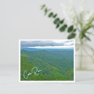 Costa Rica, San José Landschaft/üppiger Hügel Postkarte