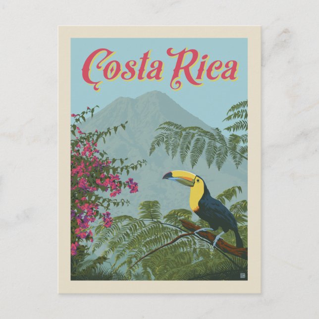 Costa Rica | Save The Date Einladungspostkarte (Vorderseite)
