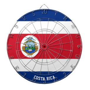 "Costa Rica schlägt!" Patriotic Dart Board Dartscheibe