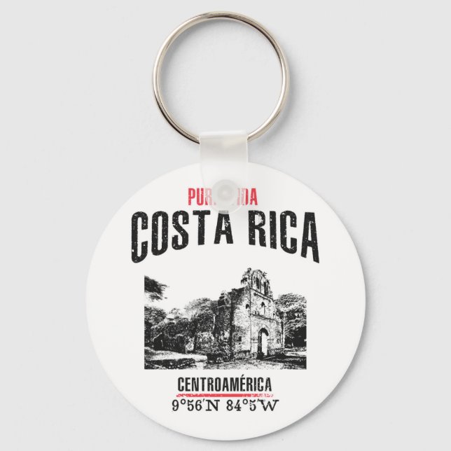 Costa Rica Schlüsselanhänger (Vorderseite)