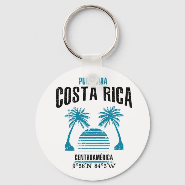 Costa Rica Schlüsselanhänger (Vorderseite)