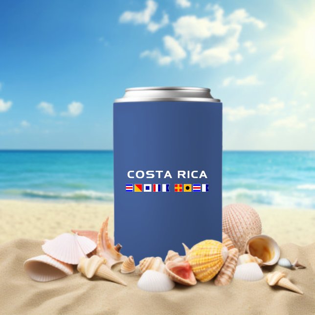 Costa Rica Segel Flaggen dunkel Dosenkühler (Von Creator hochgeladen)