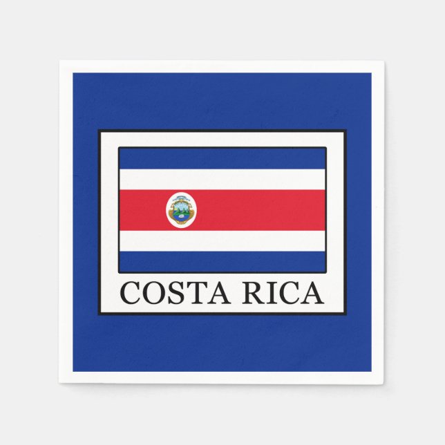 Costa Rica Serviette (Vorderseite)