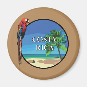 Costa Rica - Standard, 2 ¼ Zoll-runder Magnet