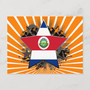 Costa Rica Star Postkarte