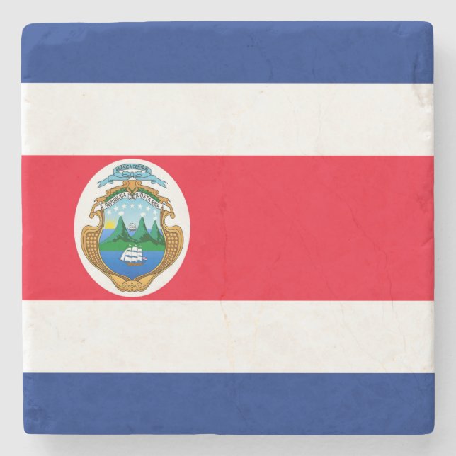 Costa Rica Steinuntersetzer (Vorderseite)