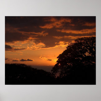 Costa Rica Sunset III Poster