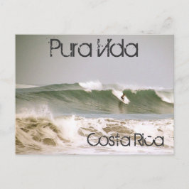 Costa Rica Surfer Postkarte