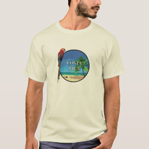 Costa Rica - T-shirt de base pour hommes