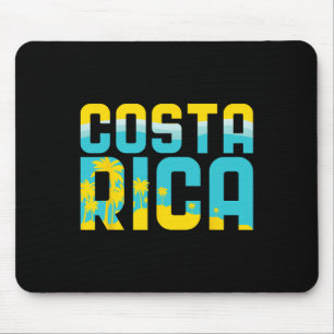 Costa Rica T-Shirt Urlaub Souvenir Reise Geschenk Mousepad