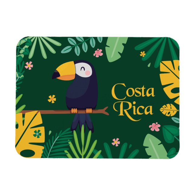 Costa Rica Toucan Magnet (Horizontal)