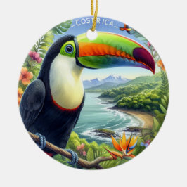 Costa Rica Toucans, Pura Vida Keramik Ornament