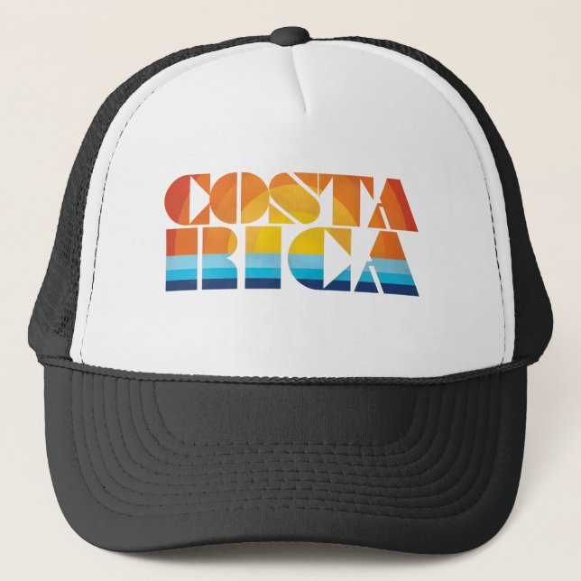 Costa Rica Truckerkappe (Vorderseite)