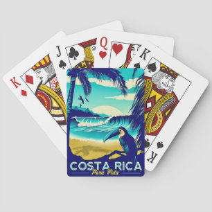 Costa Rica Vintage Spielkarten