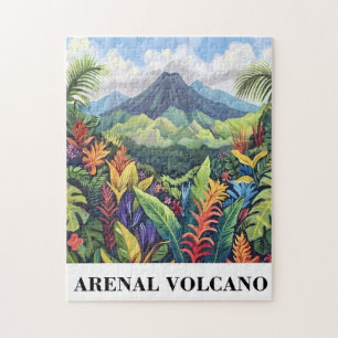 Costa Rica Vulkan Postkarte