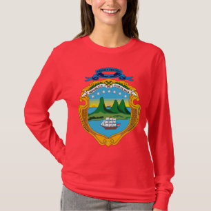 Costa Rica Wappen T - Shirt
