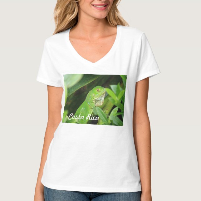 Costa Rican Eidechse T-Shirt (Vorderseite)