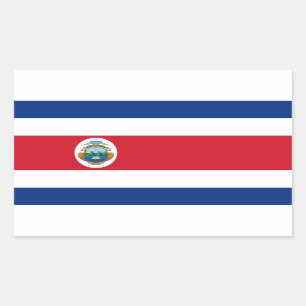 Costa Rican Flagge Aufkleber