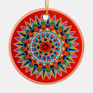 Costa Rican Oxcartwheel Ornament