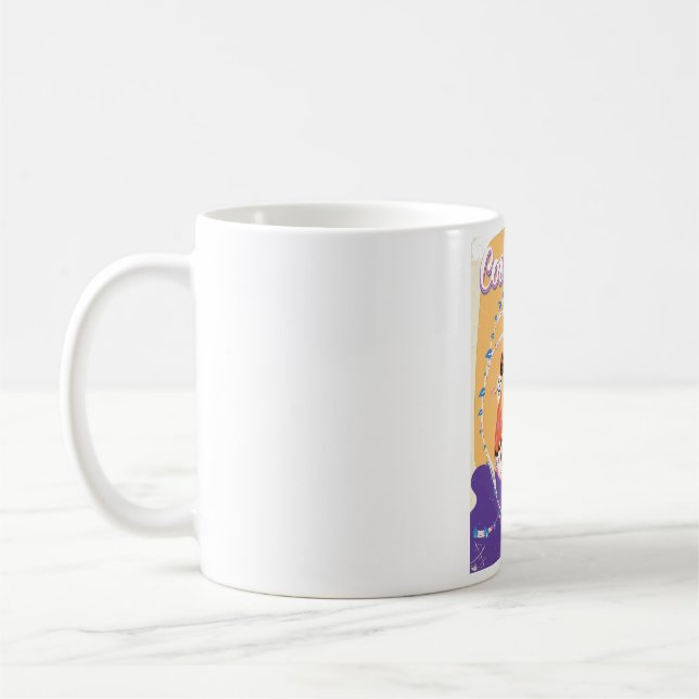 Costa Ricaner Reiseausdruck Kaffeetasse (Links)