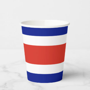 Costa-ricanische Zivilflagge Pappbecher